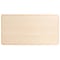 Flash Furniture Rectangle 23.625 W, 47.25 L, 23.5 H, Plastic, Steel, Brown YU-YCY-060-0034-RECT-TBL-NAT-GG - alternate 4